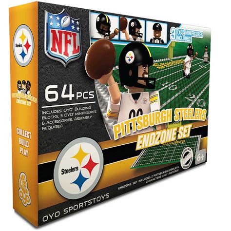 Oyo Sports Pittsburgh Steelers 64 Piece End Zone Set