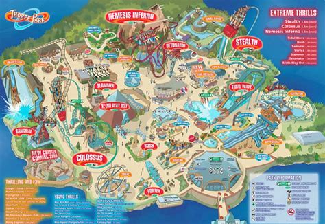 Thorpe Park 2008 Park Map Thorpe Park 2008 Park Map Flickr