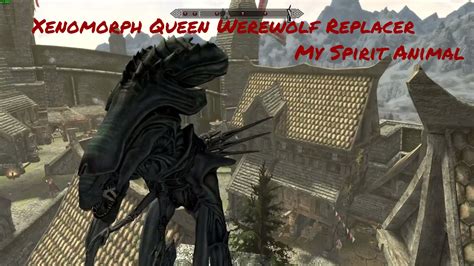 Xenomorph Queen Werewolf Replacer Skyrim Special Edition And Werewolf