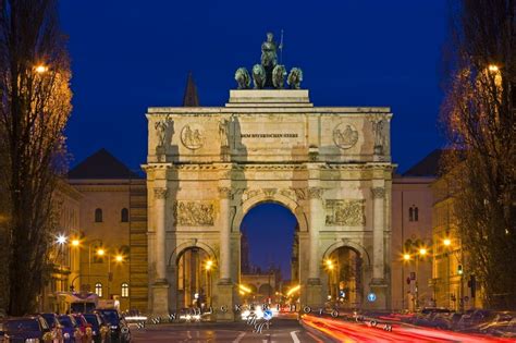 Siegestor Historic Landmark Munich Germany | Photo, Information