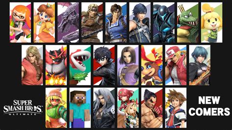 Super Smash Bros Ultimate Newcomers By Marioexpert On Deviantart