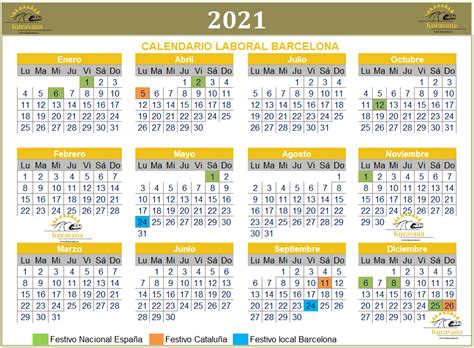 El boletín oficial del estado (boe) ha publicado este lunes los días festivos aprobados para el próximo año, en los que. El calendario laboral Barcelona 2021 en imagen o excel ...
