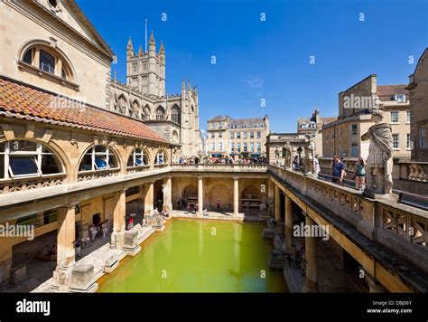 The Roman Baths The Great Bath The Only Hot Springs In The Uk Bath