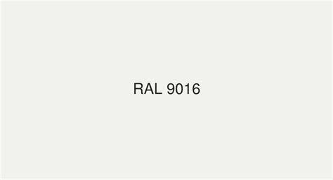 Ral Traffic White Ral 9016 Color In Ral Classic Chart