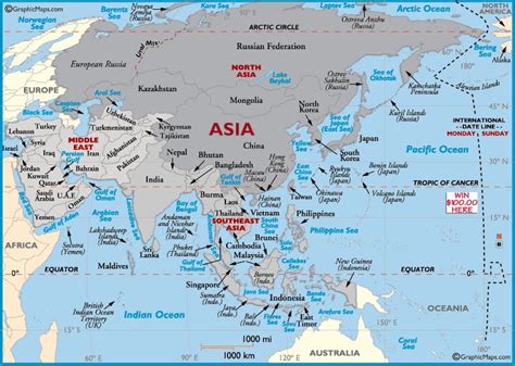 Visit Free Maps Of The World The Map Of Asia Included Three Political