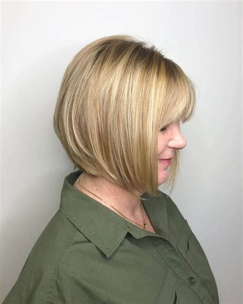 25 Most Popular Stacked Bob with Bangs for a Trendy Makeover Haircut ...