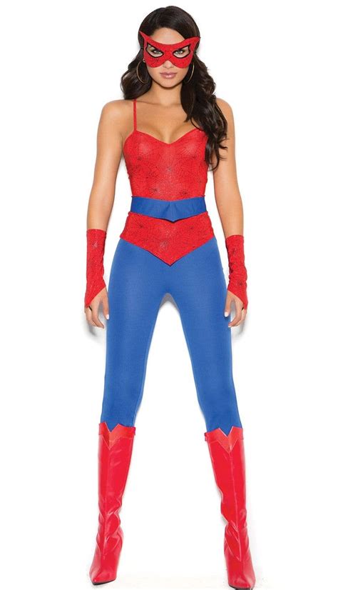 costume sexy spider uk spider woman jumpsuit costume tights fancy dress party outfit s
