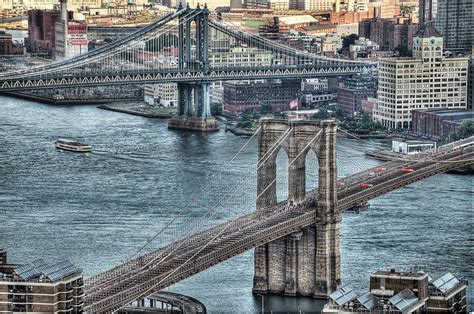 Brooklyn And Manhattan Bridge Photograph By Tony Shi Photography Pixels
