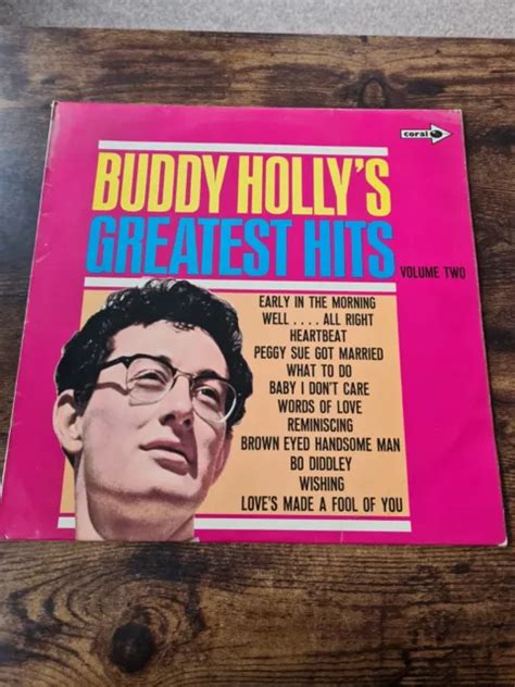 Buddy Hollys Greatest Hits Vol 2 Rare Reissue Cdl1005 Stereo