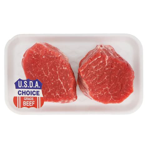 H E B Beef Tenderloin Steak Boneless Thick Usda Choice Shop Beef At