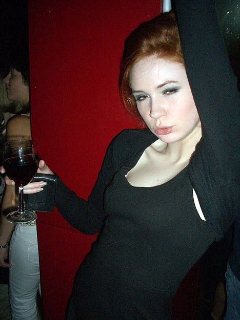 Doctor Who Star Karen Gillan Shows Her Partygirl Credentials In Candid