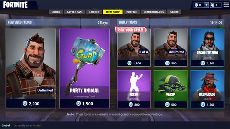 If you would like to see. So I went to fortnite and decided to visit the items shop ...