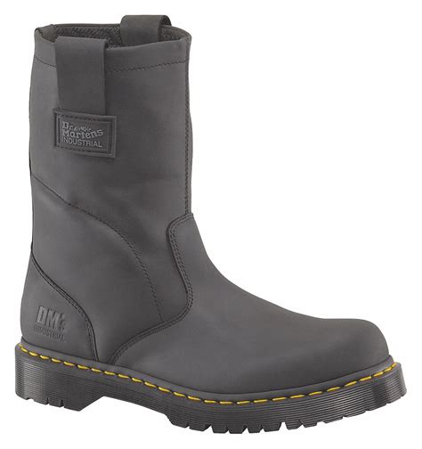 Dr Martens Wellington Boot 10 Extra Wide Mens Black Steel Toe