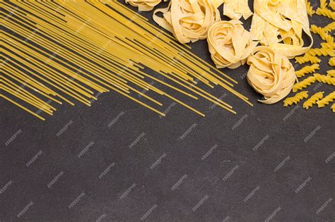 Premium Photo Assorted Types Of Dry Italian Pasta Healthy