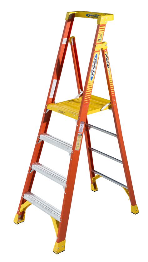 Wernerco Podium Ladder A New Design For Platform Ladders Bird Ladder