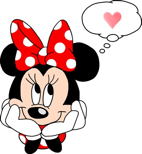 Download Transparent Welder Clipart Minnie Mouse In Love Png