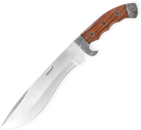 Perkin Hunting Knife With Leather Sheath D2 Steel