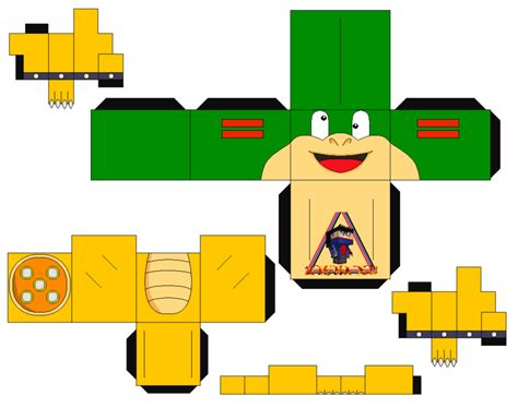 Sabi96 Papercraft Box Koopa Troopa Mario Galaxy