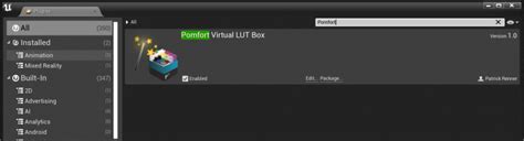 Setting Up Pomfort Virtual Lut Box For Unreal Engine Pomfort