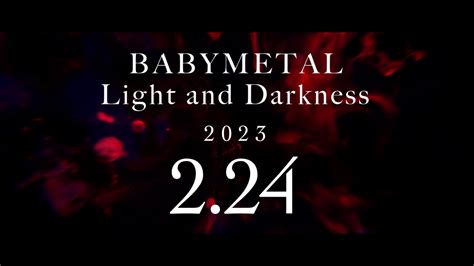 Babymetal、『the Other One』からの第4弾先行配信楽曲「light And Darkness」ティーザー映像2を公開