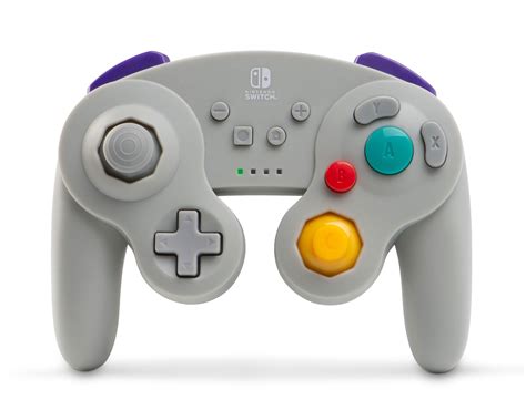Powera Gamecube Style Wireless Controller For Nintendo Switch Grey