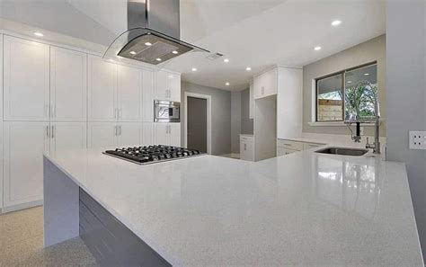 This one also has some blue veining in it and slabs are usually 8' x 8'in size with the occasional slab larger than that. Buy Simply Grey Quartz Kitchen Worktops/Countertops at Cheap Price - Astrum Quartz | Flake Ads ...
