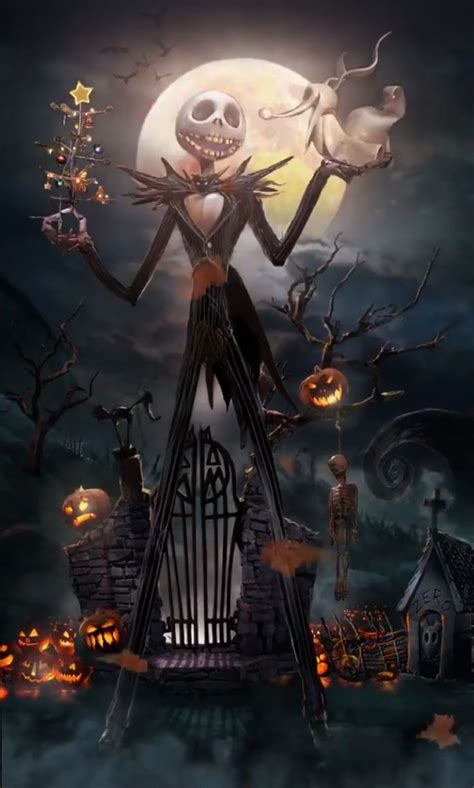 Pin By Cheryl Christel On Halloween Wallpaper Nightmare Before