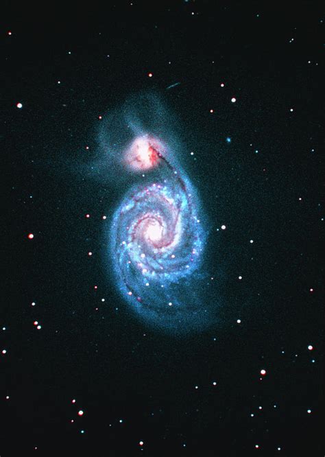 Optical Image Of The Whirlpool Galaxy M51 Photograph By Tony And Daphne