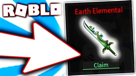 I Got The Earth Elemental Mythic Knife Roblox Assassin Youtube