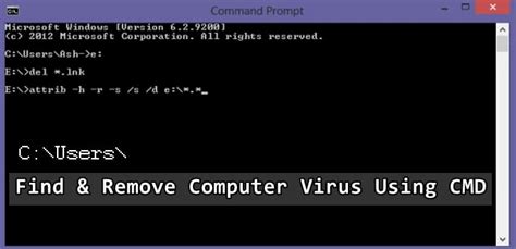How To Remove Computer Viruses Using Cmd Techtricks