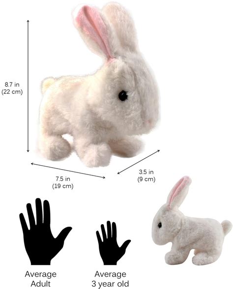 Playful Bunny Hops Around Makes Sounds Wiggles Ears And Nose Cute