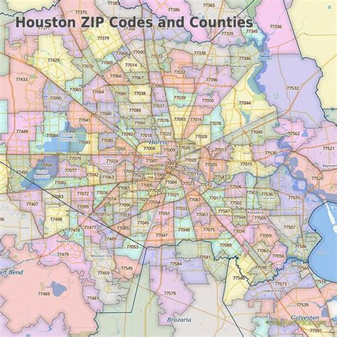 Northwest Houston Zip Code Map Us States Map