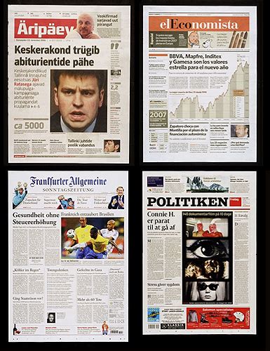 The Worlds Best Designed Newspapers 2006 Slanted