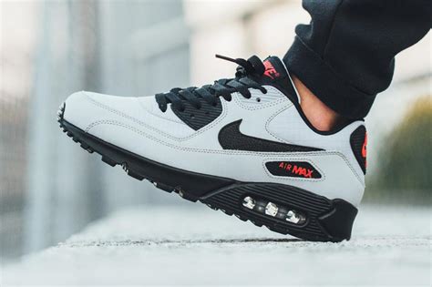 Nike Air Max 90 Essential Wolf Grey Black By Sweetsoles Sneakers Kicks And Trainers