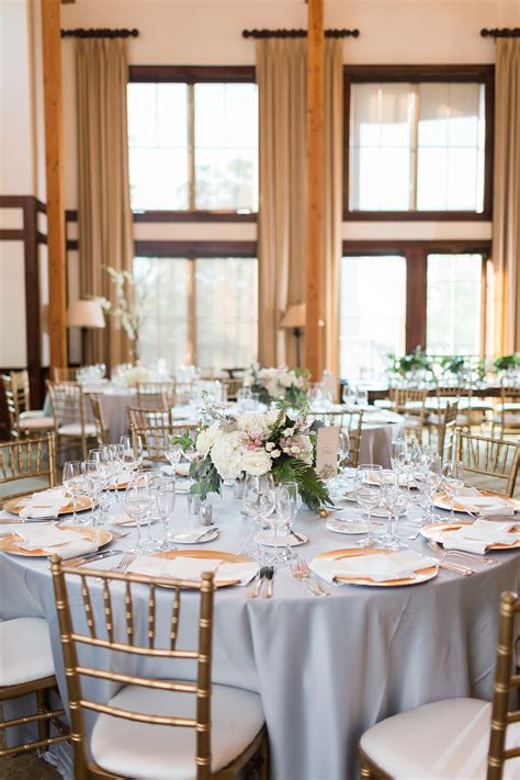 Classic Silver And Gold Romantic Wedding At The Lodge At Ballantyne