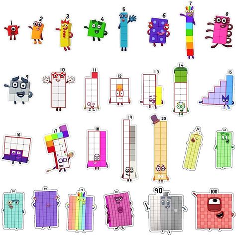 Numberblocks Magnetic Set To 100 And Multiplication Free Preschool