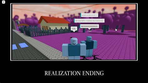 How To Get The Realization Ending In Roblox Npcs Are Becoming Smart