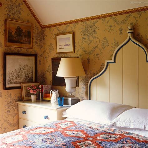 Check spelling or type a new query. gothic inspired wood headboard, charming wallpaper and ...