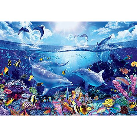Day Of The Dolphins Puzzle By Christian Riese Lassen Puzzle 2000 Piece