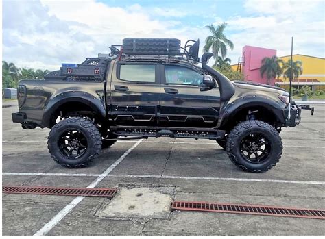 Ready for adventure, its approach and departure angles help the 2021 ranger climb hills and clear obstacles. Side Monster Cladding Black FITS Ford Ranger 2012-2018