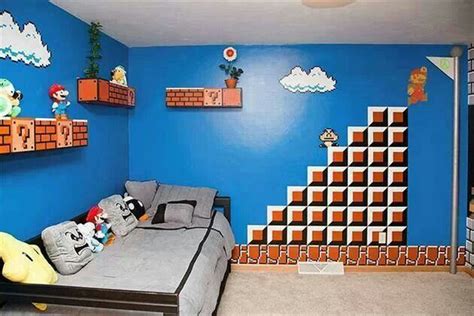 Pin By Em On For The Home Mario Room Super Mario Room Mario Bros Room