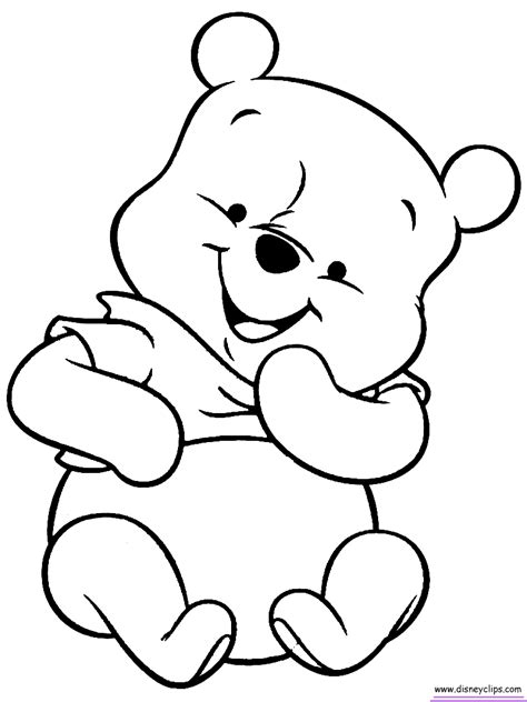 baby_pooh_coloring3.gif (800×1067) Disney coloring pages, Bear