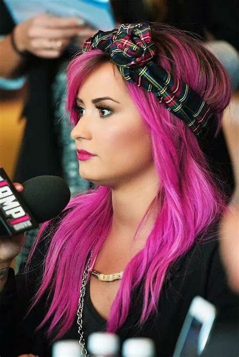 Demi Lovato Pink Hair Cheveux Rose Cheveux Demi Lovato Cheveux