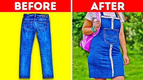 21 Cool Jeans Hacks Youtube