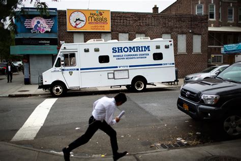 Brooklyns Private Jewish Patrols Wield Power Some Call Them Bullies The New York Times