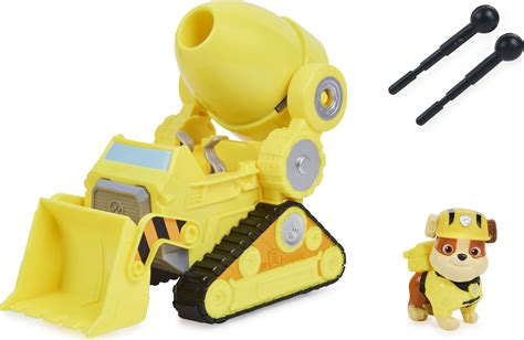 Paw Patrol Rubble Deluxe Transforming Movie Vehicle