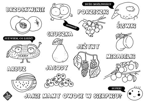 Pusheen kolorowanki pusheen i rysunki. Jakie mamy owoce w sierpniu?