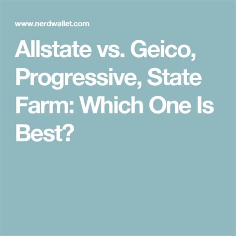 Power customer satisfaction rating is better than. Allstate vs. Geico, Progressive, State Farm: Which One Is Best? | State farm, Progress, Auto ...
