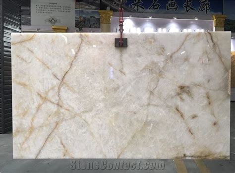 White Crystal Quartzite Slabstiles Polished From China