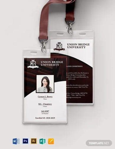 18 Iconic Student Card Templates Ai Psd Word